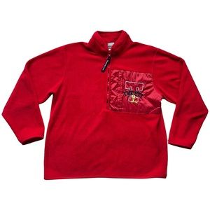 2001 Warner Brothers Looney Tunes Tweety Bird Red Fleece Pullover